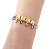 Pulsera elástica de acero inoxidable Ojo de Diablo para estudiantes jóvenes DIY Combinación libre Cadena de joyería de lujo ligero Estilo nuevo