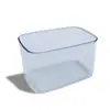 Caja de Almacenamiento de Clasificación Simple para Refrigerador Almacenamiento de Escritorio Frutas Nueces Snacks Almacenamiento Visual Transparente Sub-caja