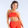 Amazon AliExpress Alta Elasticidade Super Fino Fosco Nylon Costas Bonitas Duas Alças Sutiã Fitness Faixa Esportiva