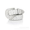 Nuevo cinturón decorativo para mujer, con diamantes de imitación a la moda, combina con todo, estilo europeo y americano, con diamantes de imitación, ancho de PU y cristales.