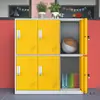 Gabinete para Mochilas Escolares de Jardín de Infancia Gabinete de Hierro para Estudiantes de Aula Gabinete Pequeño Gabinete de Colores con Cerradura Gabinete de Absorción Magnética