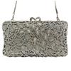 Bolso de Noche de Piedra Bolso de Noche Ojo de Gato con Diamantes Bolso de Mano Calado con Diamantes Corte de Exportación Bolso de Banquete para Mujer Nuevo