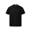 Camiseta de Verano para Hombre Estilo Americano Regular de Hombro Cuadrada Manga Corta Deconstruida Patchwork Cuello Pequeño Cleanfit Deportiva Media Manga