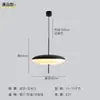 Iluminación moderna minimalista para bar restaurante decoración de diseñador LED diseño de lámpara platillo volante arte dormitorio mesita de noche araña