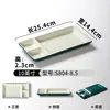 Prato Retangular Compartimentado Xiangyuanmei de Melamina para Lanches, Uso Comercial em Hot Pot, Buffet, Churrasco, Sashimi