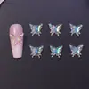 Accesorios Versátiles para Uñas con Diseño de Lazo Aurora, Piezas Pequeñas de Resina, Materiales para Manualidades DIY, Pendientes, Cintas, Decoraciones de Uñas Portátiles, Pedrería