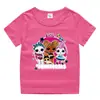 2023 Nova Roupa Infantil Camiseta de Verão Manga Curta para Meninos e Meninas Camiseta Básica de Algodão Camiseta de Meia Manga para Bebê Top Infantil