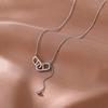 S925 Sterling Silver Niche Design Pig Nose Necklace Women's High-end Light Luxury Clavicle Chain New Valentine's Day Gift