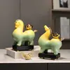 Novo Estilo Chinês, Fique Rico Imediatamente, Decoração de Mesa de Chefe de Escritório, Obtenha Sucesso Imediatamente, Enfeites, Artesanato de Cerâmica Fuma Atacado