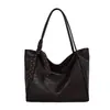 Bolso tote grande de color liso minimalista estilo coreano para mujer, nuevo bolso de hombro de moda de verano 2026 para ir al trabajo