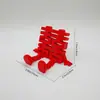 Decoraciones creativas de boda en 3D con el carácter chino para "alegría", perfectas para centros de mesa, para crear un ambiente festivo en la alcoba nupcial y como accesorios para fotos de sesiones de compromiso.
