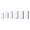 Botella de bambú para cápsulas de vitamina C compuesta de propóleo, plástico PE blanco moldeado por soplado de fábrica Hua Nuo, en stock