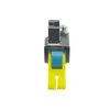 Pie prensatelas de rodillo resistente al desgaste de teflón para máquina de coser de coche plano, grosor universal, pie prensatelas de plástico, accesorios para máquina de coser, conejo de hilo dorado, productos genuinos