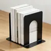 Suporte de Livros para Escritório, Suporte de Livros Grande de Metal Espessado, Divisor de Livros para Biblioteca, Porta-Livros de Mesa, Suporte de Livros para Estudante