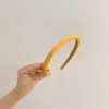 Importado de Corea del Sur Color Caramelo para Niña Combinación Perfecta Sencillo Celebridad de Internet Aro para el Cabello Exterior Color Primavera y Verano Aro para el Cabello de Esponja Nueva Pinza para el Cabello