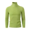 Suéter de cuello alto a rayas para hombre más vendido de Comercio Exterior Otoño e Invierno, Suéter Pulóver Casual Simple de Color Sólido para Jóvenes Europeos y Americanos