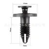 Adecuado para accesorios de coche tornillo de expansión de guardabarros alargado clip de panel de puerta de plástico hebilla de coche de alta calidad