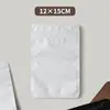 Saco Plástico Fosco com Fecho Zíper, Saco Selado de Osso Aluminizado Anti-Oxidação e à Prova de Umidade, Joias Brincos, Saco Plástico para Embalagem Artesanal