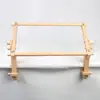 Bastidor de Bordado Simple de Punto de Cruz Herramientas de Bordado de Madera de Haya Bastidor de Bordado Simple de Madera de Bambú Soporte de Madera de Haya Envío Directo Transfronterizo