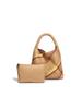 Bolsa de ombro transfronteiriça feminina coreana Bolsa de axilas para todos os jogos Bolsa de mão de grande capacidade Cor contrastante Bolsa de moda