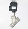 Válvula de assento inclinado pneumática de aço inoxidável 304 tipo Y alta temperatura vapor aço inoxidável válvula de assento inclinado com rosca válvula com rosca válvula de controle pneumático