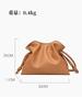 Bolso cruzado, Bolso moderno y versátil, Bolso tipo nube de gran capacidad para el trabajo, Bolso de la suerte simple y de alta gama, Bolso de hombro transfronterizo