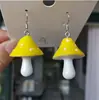 Pendientes de Resina con Manchas de Colores de Hongos de Venta Caliente Transfronteriza DIY Accesorios de Pendientes Dulces y Lindos para Niñas y Mujeres