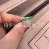 Anillo Chapado en Plata Incrustado con Siete Calcedonias Verdes Estilo Chino Retro Color Esmeralda Jade Anillo Abierto Celebrado en Línea Suministro en Vivo