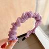 Diadema de Tela Fresca Versátil Aro para el Cabello de Perlas Diadema de Moda Simple Tejida Presionando el Cabello Adornos para el Cabello Pinza para el Cabello Mujeres