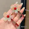 Pinza para el pelo azul de alta calidad con flequillo lateral sin costuras, pinza lateral para mujer, nuevo estilo 2026, accesorio para el pelo para peinar cabello corto