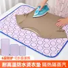 Pad Aislante Térmico Colgante con Círculos Rosa Claro, Pad para Planchar Resistente a Altas Temperaturas, Tabla de Planchar Impermeable Antideslizante Engrosada de Seis Capas, Antiescarchas