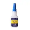 Super Pegamento Pegamento de Secado Rápido 495 Pegamento para Reparar Zapatos se Adhiere a Metal Plástico Caucho Madera Cerámica Pegamento Instantáneo Pegamento de Secado Rápido para Zapatos
