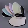 Sombrero de sol de seda de hielo para mujer, protección UV de verano, ala grande, parte superior vacía, sombrero de sol plegable, sombrero de sol de moda
