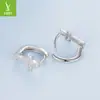 Pendientes Originales Yinziyun de Plata de Ley S925 Cruz de Luz Estelar Pendientes Clásicos Elegantes de Estrella Brillante