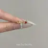 "Caixa de Joias Ano do Tigre" Novo Anel Largo Estilo Chinês Retrô Margarida, Luxo Leve, Alto Padrão, Elegante e Nobre Anel para Dedo Indicador