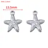 Colgante de Acero Inoxidable Chapado Eléctricamente en Oro de 18K Corazón Casa de Bolsillo Elemento Marino Material para Pulsera Collar Pendientes DIY
