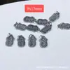Colgante de Flor de Loto de Plata Sanqi de Plata Vieja de Shanxi Pequeñas Flores Accesorios Componentes para Manualidades y Joyería DIY