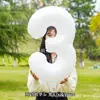 Globos Digitales Versión Americana de 32 pulgadas Globos de Película de Aluminio Oro Plata Decoración para Fiesta de Cumpleaños Boda Día de Año Nuevo Venta al por Mayor