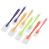 Raspador de Silicone Macio Ferramenta de Confeitaria Antiaderente Fácil de Limpar Resistente ao Calor Doméstico Cozinha Bolo Creme Raspador de Peça Única