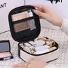 Diseño Exclusivo Bolsa Cosmética Pequeña Portátil de PU para Citas y Ropa de Trabajo Mini Compacta Bolsa para Retoques de Labial Bolsa para Cosméticos Varios
