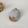 Bonito Gorro de Pico Rayado para Niños y Niñas, Gorra de Béisbol Transpirable con Protección Solar para Bebés y Niños Pequeños en Primavera, Otoño y Verano