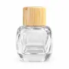Estoque Pronto do Fabricante Frascos Quadrados e Redondos de 15ml Preto e Vermelho Degradê Frascos Conta-gotas Cosméticos Frascos de Óleo Essencial Frascos de Esmalte para Unhas de Beleza