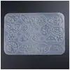 Nuevos Moldes de Resina de Cristal DIY Huecos Estilo Antiguo Colgante de Arete Colección de Joyería Moldes de Silicona Al Por Mayor