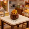 Bolsa de Pan de Simulación Bolsa de Dibujos Animados Modelo Decoración Panadería Tienda de Comida Juguete Llavero DIY Pasador Llavero Goma para el Cabello