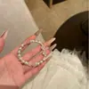Pulsera de Lujo Ligero Estilo Francés con Perlas y Pedrería para Mujer, Moderna y Sofisticada, Exquisita Pulsera con un Temperamento Único, Elegante y Sencillo