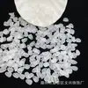 Cuentas Sueltas Forma de Hoja Transparente Esmerilada de 8*12mm Concha de Imitación Pulsera DIY Cadena para Teléfono Decoración Colgante para Coche Accesorios de Cuentas de Moda