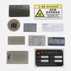 Señales de Metal al por Mayor Logotipo Serigrafía Estampado Grabado Placas de Acero Inoxidable Impresión UV Señales de Aluminio Fábrica de Origen Wenzhou
