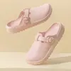 Chinelos Baotou Sapatos de Enfermeira Doutora Femininos Verão Leve Interno Banho Casa Sandálias Confortáveis para Uso Doméstico Feminino
