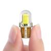 Directo de fábrica T10 COB 4SMD lámpara indicadora de silicona de ancho corto lámpara de matrícula lámpara de lectura de cristal T10