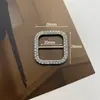 Hebilla Japonesa de Diamante de Borde Delgado Bufanda de Seda con Temperamento Hebilla de Esquina Hebilla para Bolso Zapatos Accesorios para el Cabello Hebilla Decorativa DIY